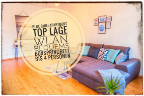 Blue Chili 01 - TOP City Lage am HBhf Boxspringbett bis 4 Pers